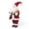 Glitzhome® 18" Faux Fur Christmas Mail Santa Figurine
